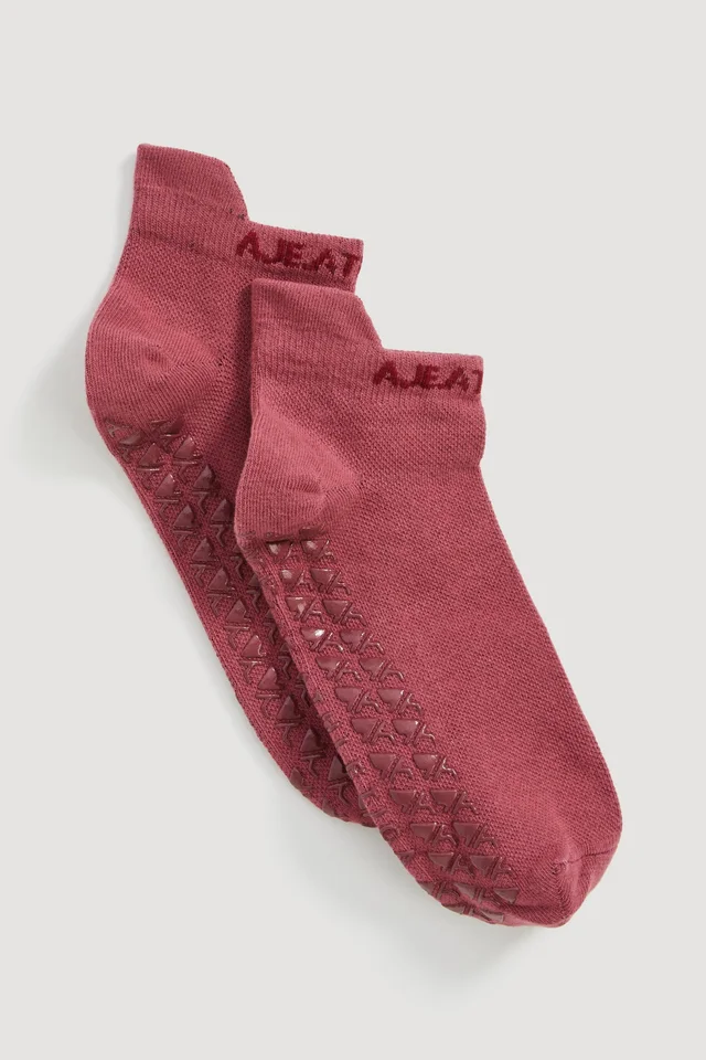 Athletica Logo Grip Socks in Pink from Aje, photo 1 of 1