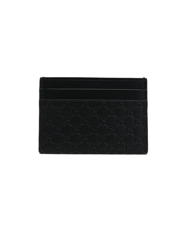Gucci Guccissima Card Holder in Leather from A Retro Tale, photo 2 of 5