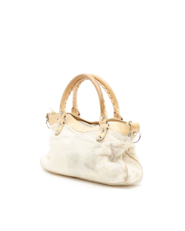 Balenciaga Pony Hair First Bag in Denim from A Retro Tale, photo 3 of 11