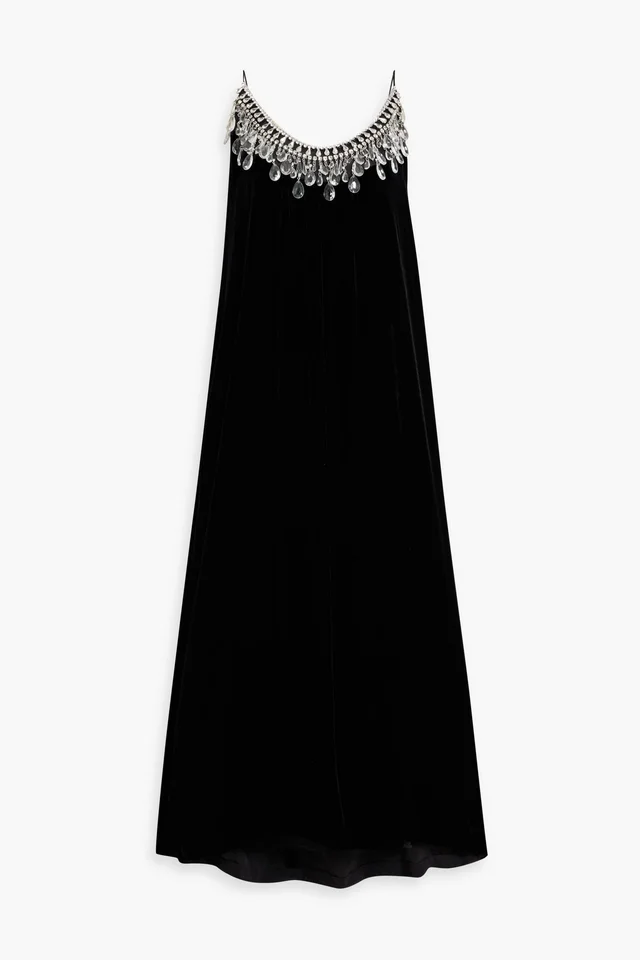 Zimmermann Crystal-Embellished Velvet Midi Dress from THE OUTNET, photo 1 of 1