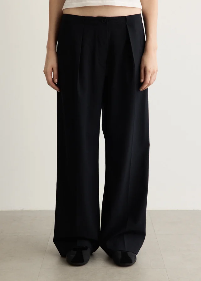 Incu Collection Alva Half Elastic Tailored Pants in Blue from Incu, photo 1 of 1