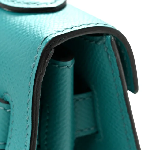 Hermès Epsom Kelly Sellier 32 Bleu Paon in Blue Epsom leather from FASHIONPHILE, photo 13 of 13