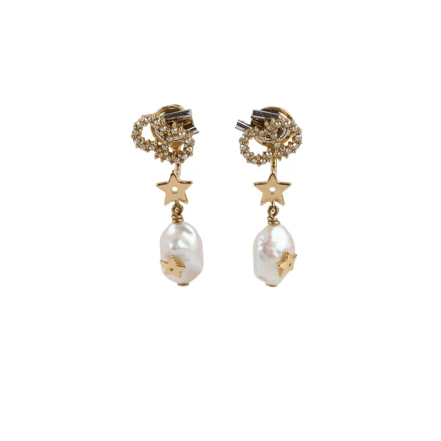 Dior Pearl Drop Fashion Earrings from The Purse Affair