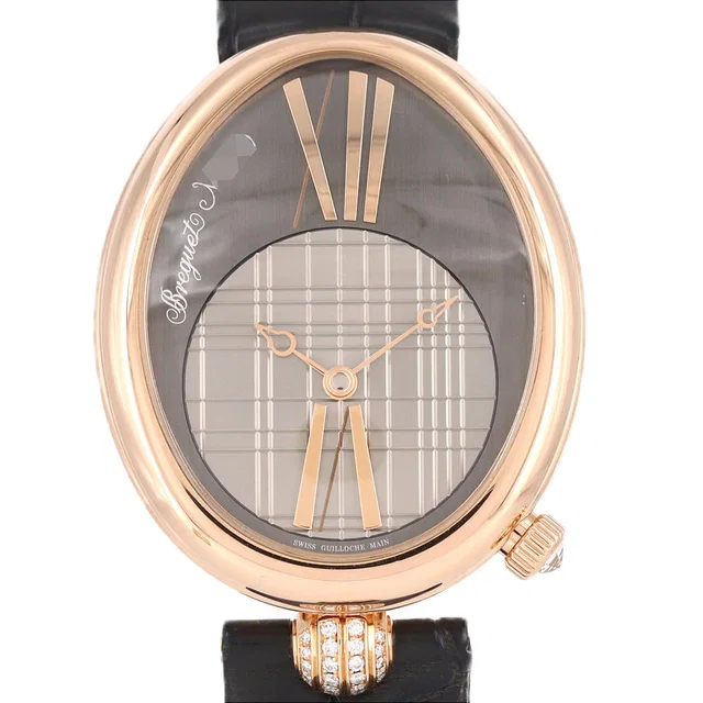 Breguet Queen of Naples Rose Gold Watch in Pink Calfskin from LuxUness