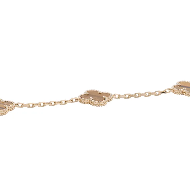 Van Cleef & Arpels Vintage Alhambra Necklace 10 MotifsVCARD40700 18K Yellow Gold in Yellow from GALLERY RARE, photo 2 of 3