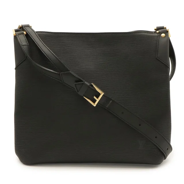 Louis Vuitton Epi Mandala MM Shoulder Bag Noir Black in Black Leather from The Reluxe