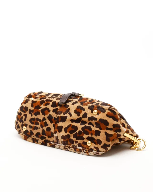 Prada Leopard Fur Chain Hobo Bag in Leather from A Retro Tale, photo 4 of 10
