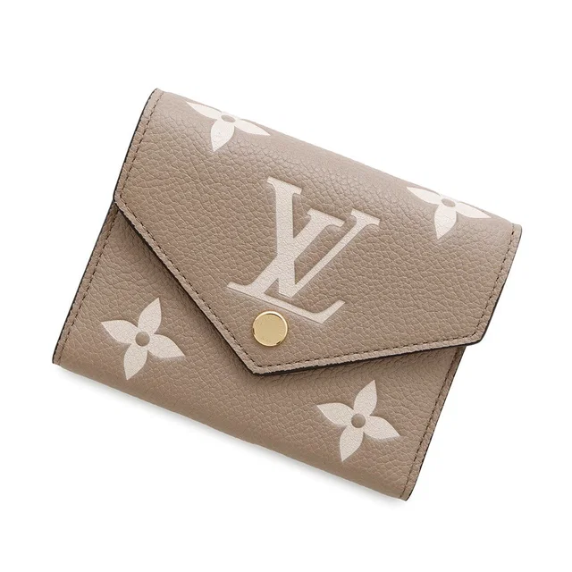 Louis Vuitton Portefeuille Victorine Tourterelle claimM81861 Monogram Empreinte Leather in Leather from GALLERY RARE