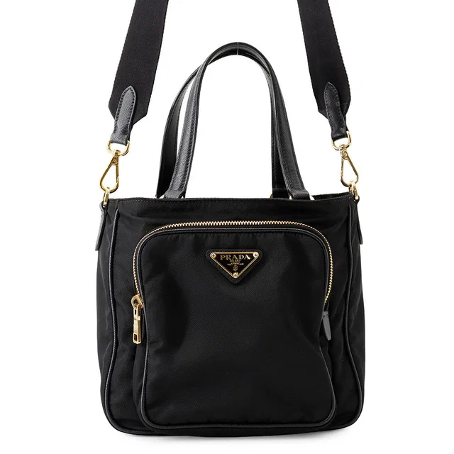 Prada 2wayHandbag Black1BG308 Nylon in Nylon from GALLERY RARE