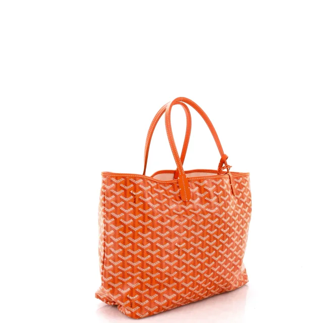 Goyard Saint Louis Tote Coated Canvas PM in orange Coated canvas from Rebag, photo 3 of 7