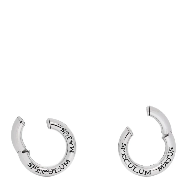 Gucci Metal Speculum Majus Cuff Earrings Silver in Silver from FASHIONPHILE, photo 3 of 5