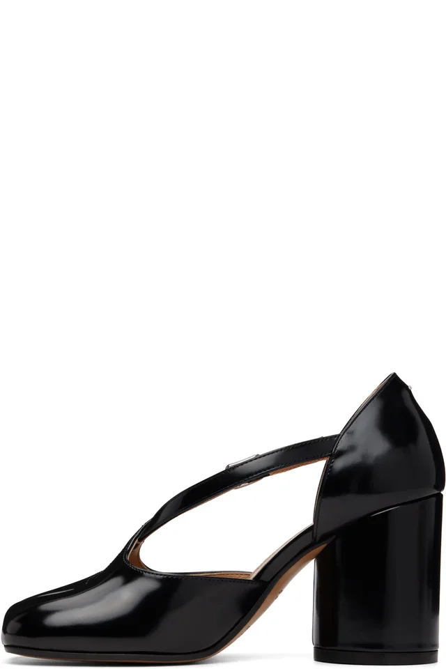 Maison Margiela Black Tabi Décolleté Heels, photo 3 of 4 from SSENSE