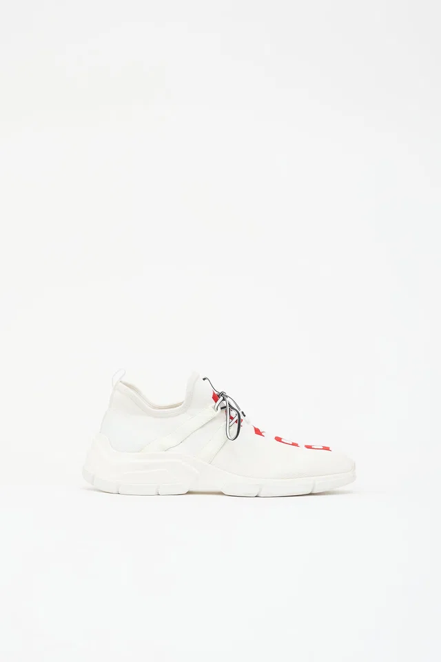 Prada Knit Logo Sock Sneaker from VSP Consignment