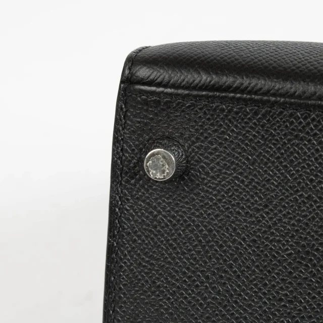 Hermès Kelly 28 Black Epsom PHW in Black Epsom leather from Labellov, photo 6 of 11