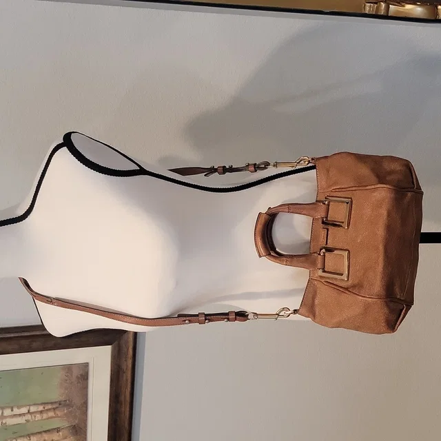Chloé Mini Bag in red|gold|brown Canvas from Poshmark
