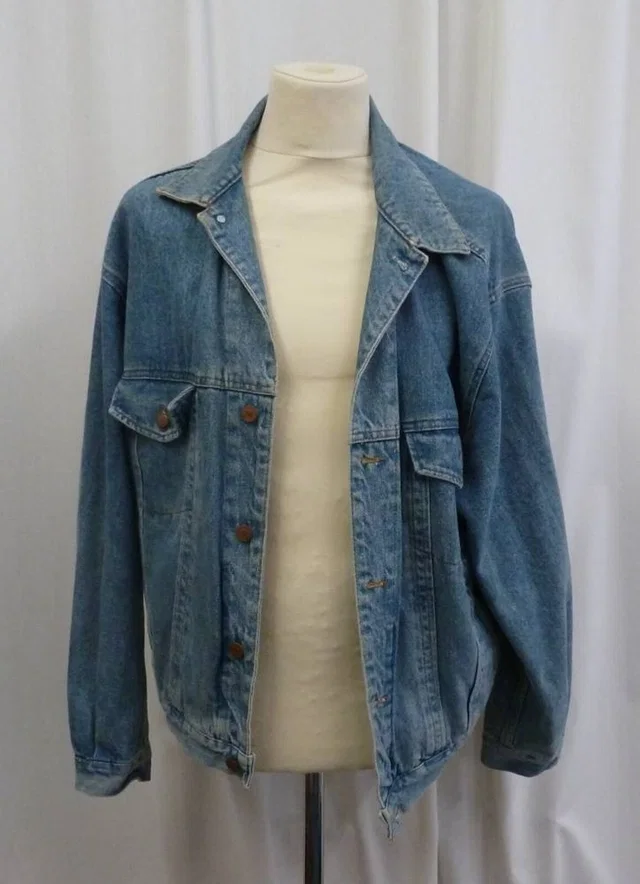 Diesel authentic vintage jacket Denim Size: XL in Blue Denim from Oxfam Online Shop