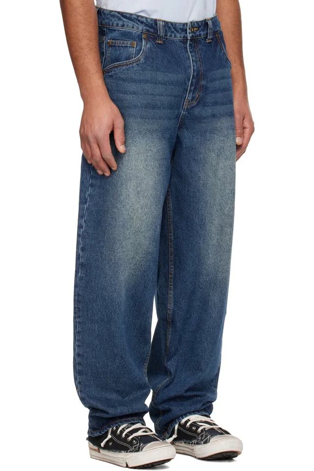 Dime Blue Baggy Jeans, photo 2 of 2 from SSENSE