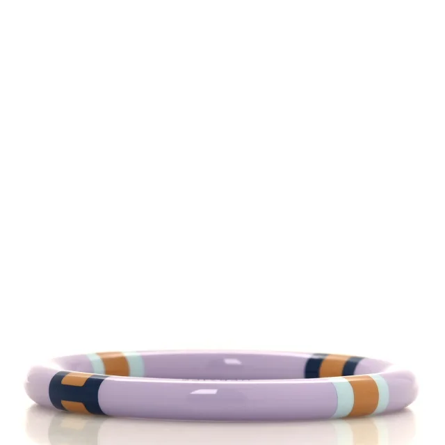 Hermès Lacquered Wood H Equipe PM Bangle Bracelet T1 from FASHIONPHILE, photo 3 of 5