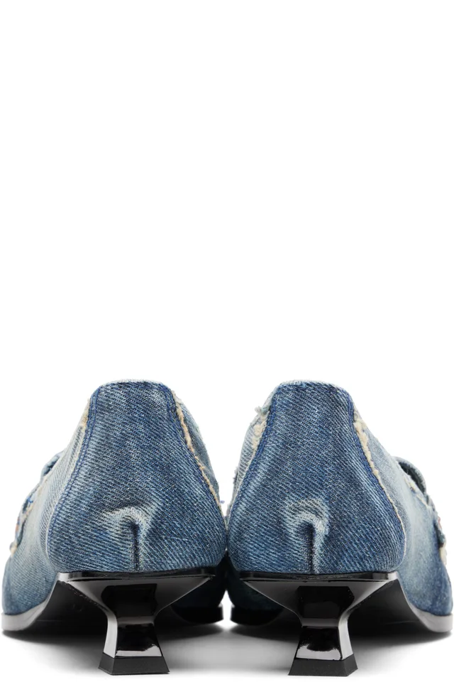 Diesel Blue D-Amber Moc 30 Heels, photo 2 of 5 from SSENSE