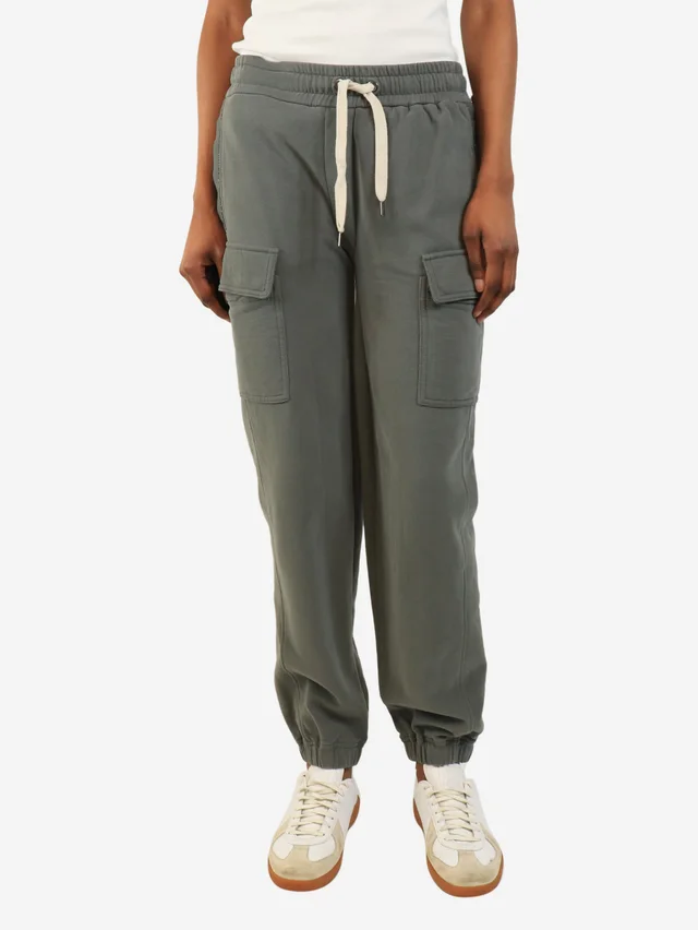 Brunello Cucinelli Grey cargo joggers - size S in Grey from Sign of the Times