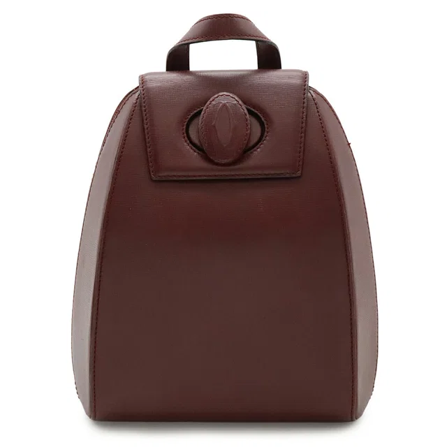 Must de Cartier Leather Backpack in Leather from LuxUness