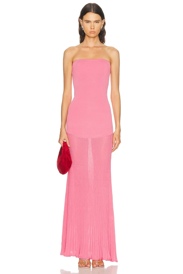 Solid & Striped The Marley Dress in Pink from FWRD, photo 1 of 1