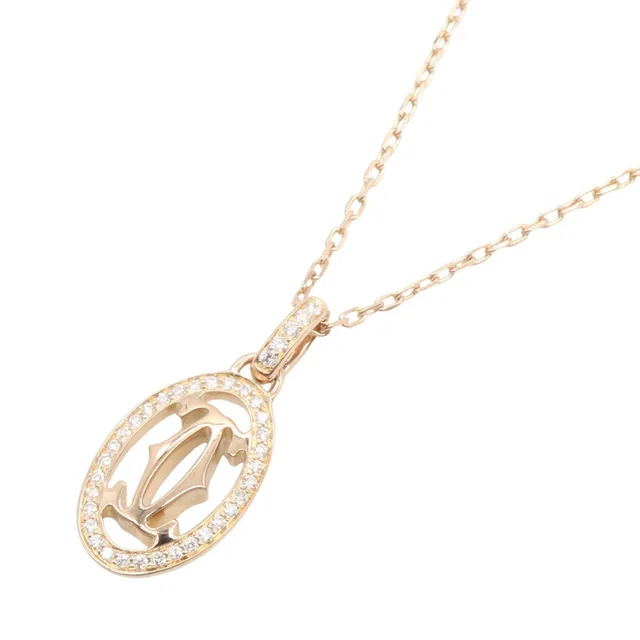 Cartier Double C Au750 Diamond Necklace from LuxUness