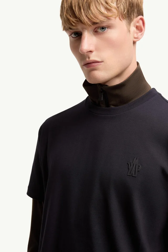 Moncler Logo Patch Cotton Blend T-Shirt (Three Pack), photo 5 of 5 from SENSER