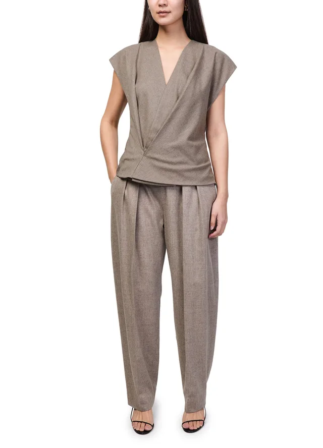 KHAITE Mer Top in Metallized 90% virgin wool, 8% cashmere, 2% elastan, photo 2 of 4 from 24S (Canada)