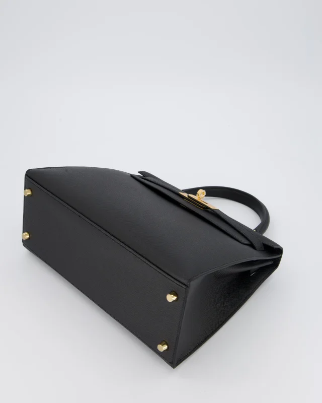 Hermès Kelly 28 Sellier Bag in Black Epsom leather from Sellier, photo 21 of 23