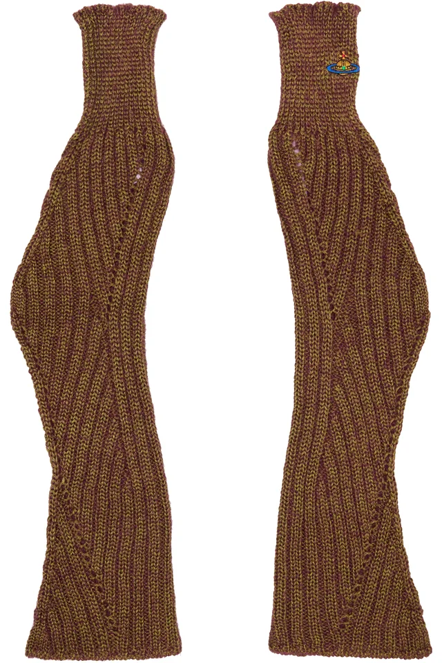 Vivienne Westwood Brown Mary Arm Warmers, image 1 of 1 from SSENSE