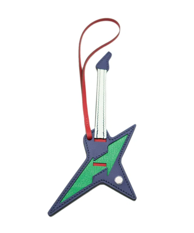 Hermès Guitar Bag Charm - Multi in Swift leather from Luxury Promise