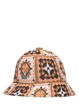 Kangol Geometric patterned bucket hat in 44% Modacrylic, 21% Polyester, 15% Acrylic, 100% Nylon, photo 2 of 6 from LUISAVIAROMA