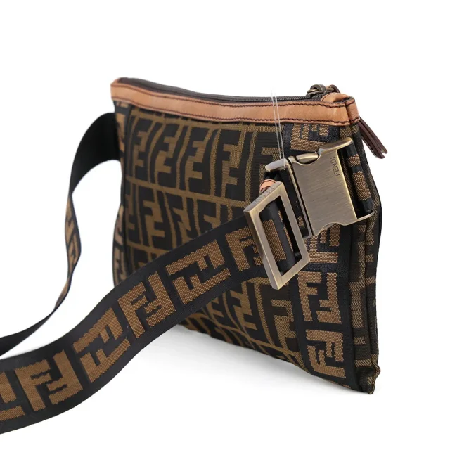 Fendi Zucca Crossbody Bag Brown7VA18700MX7F0VT4 Canvas in Canvas from GALLERY RARE, photo 5 of 14