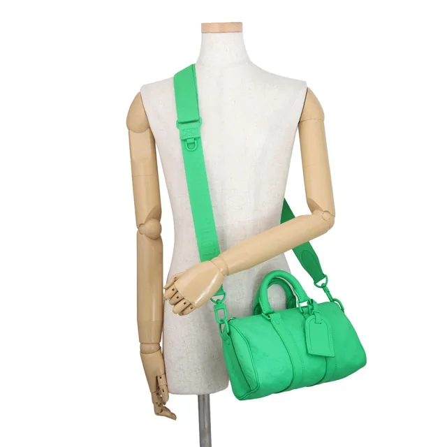 Louis Vuitton Keepall Bandouliere GreenM20929 Monogram・Taurillon Size 25 from GALLERY RARE, photo 5 of 19
