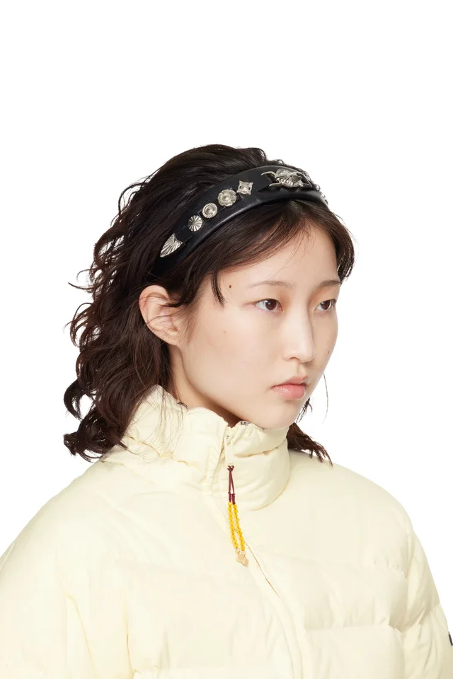 Toga Pulla Black Metal Headband, photo 2 of 3 from SSENSE