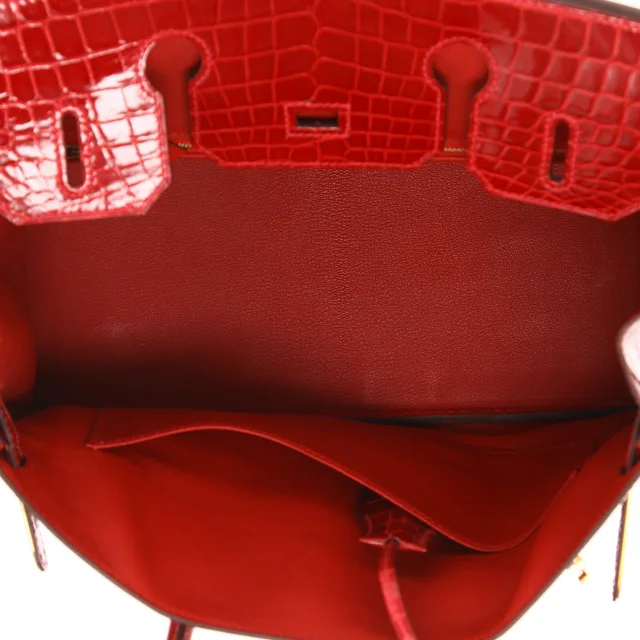 Hermès Birkin 30 cm handbag in Red Crocodile from Collector Square, photo 4 of 5