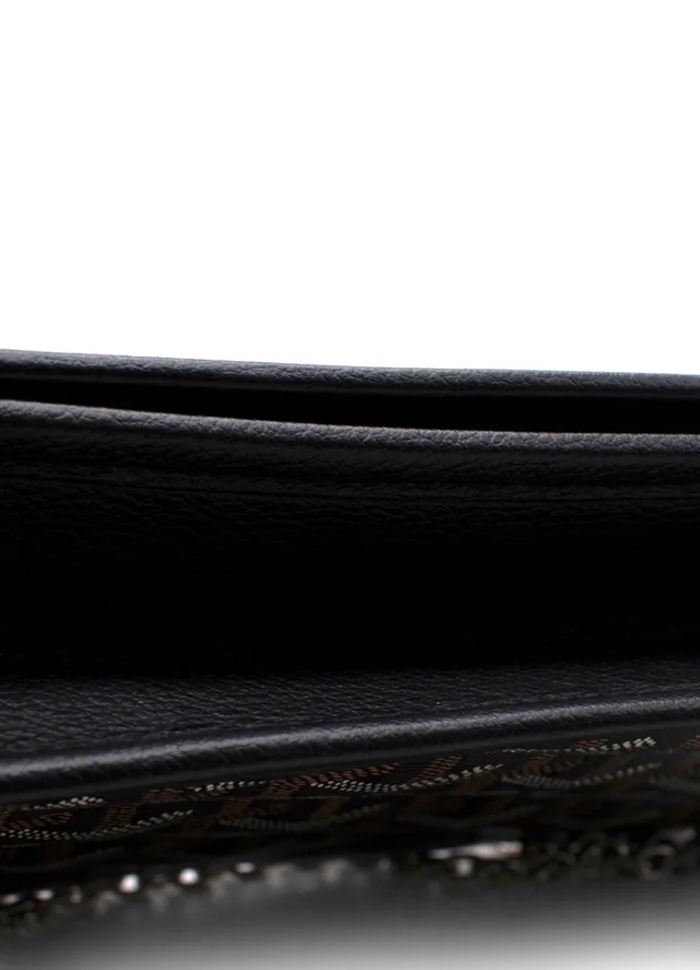 Goyard Black Alexandre III Chain Shoulder Bag in Black Suede from HEWI, photo 2 of 2
