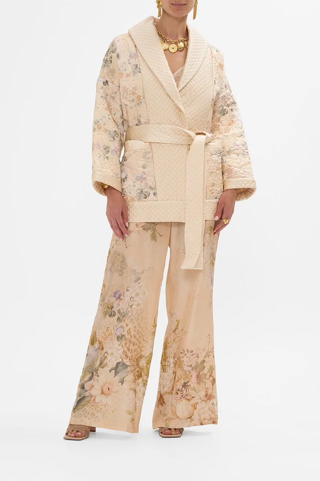 Camilla eBoutique QUILTED ROLL COLLAR COAT ADORNED IN ANTIQUITY from CAMILLA, photo 1 of 1