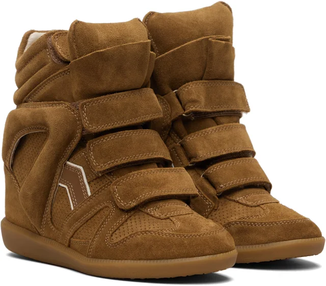 Isabel Marant Brown Bekett Sneakers, photo 4 of 5 from SSENSE