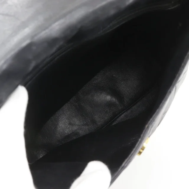 Chanel Matelasse Lambskin Shoulder Bag in Black Lambskin from LuxUness, photo 5 of 20