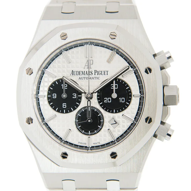 Audemars Piguet Royal Oak Chronograph Silver Dial Mens Watch 26331ST.OO.1220ST.03 in silver|gray from Jomashop.com
