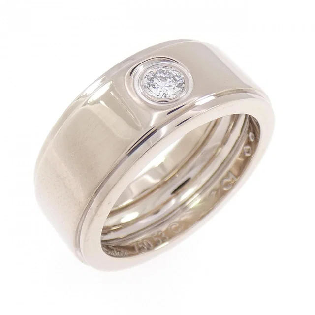 Cartier Cut 88 18K White Gold Diamond Ring Size 13 in White from LuxUness