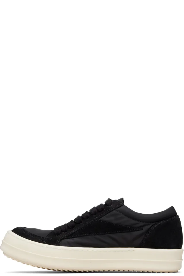 Rick Owens Black Temple Vintage Sneakers, photo 3 of 5 from SSENSE
