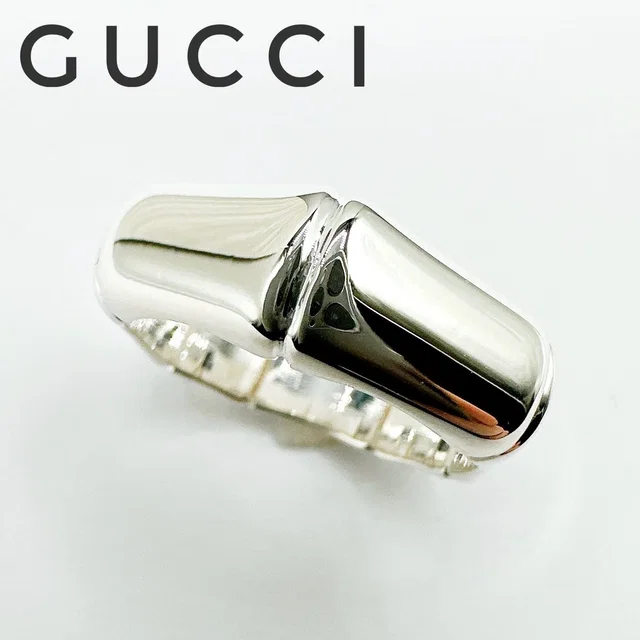 Gucci Bamboo Silver Ring in Silver from The Reluxe