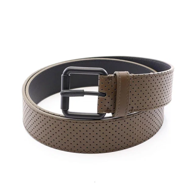 Bottega Veneta Perforated Leather Belt in Leather from LuxUness