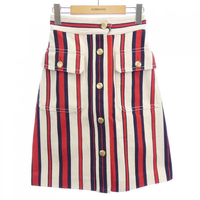 Gucci Skirt White in White from The Reluxe