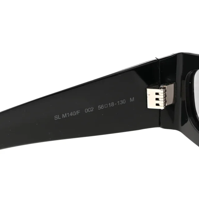 Saint Laurent Acetate Rectangle SL M140/F Sunglasses Black in Black from FASHIONPHILE, photo 7 of 9