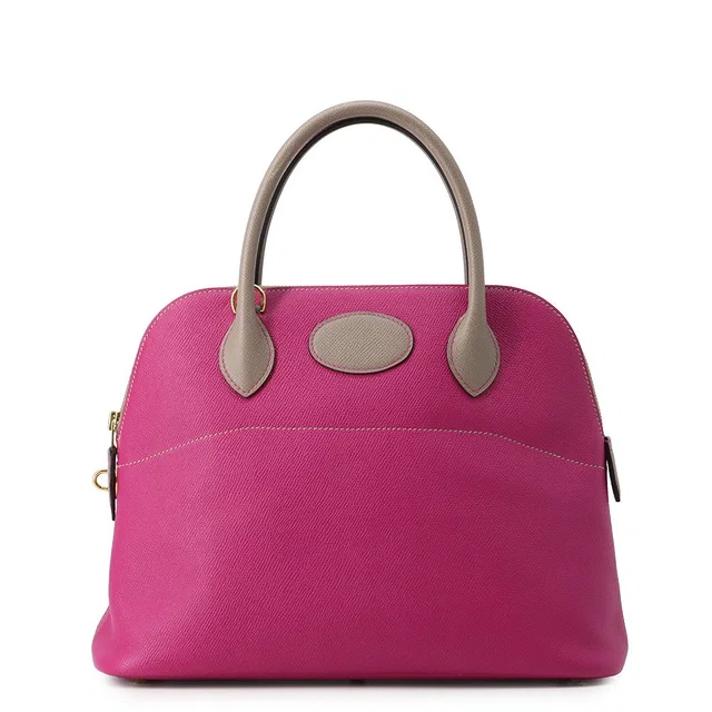 Hermès Bolide SPO Etoupe/Rose Purple Epsom Size 31 in Taupe Epsom leather from GALLERY RARE
