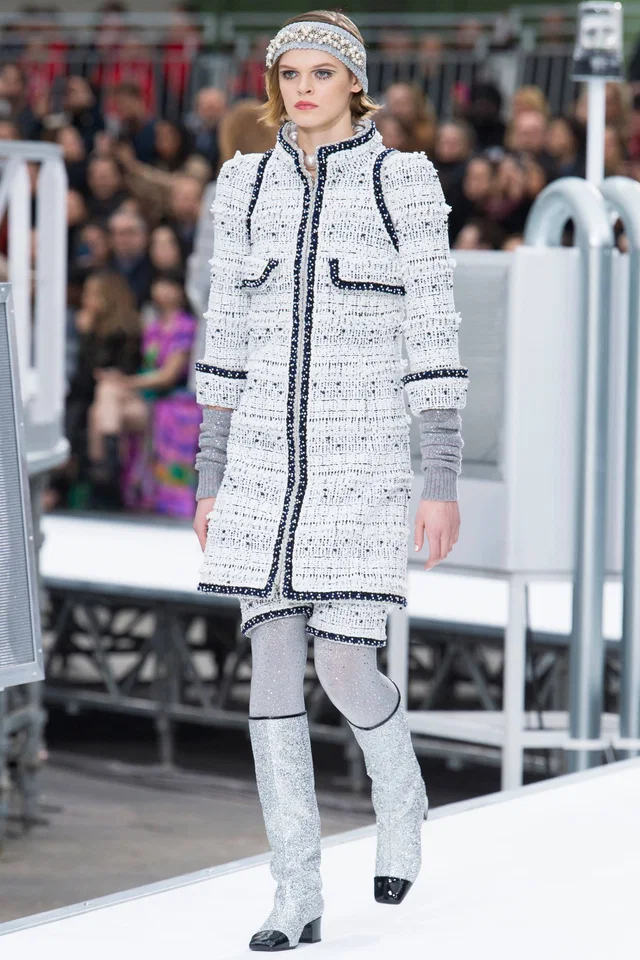 Chanel fall 2017 fantasy tweed coat in Tweed from Designer Revival